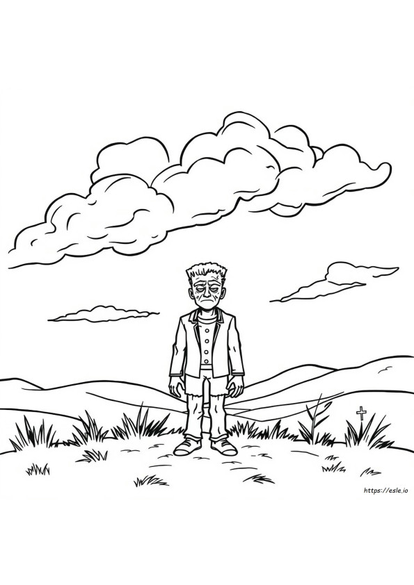 Coloriage De Frankenstein