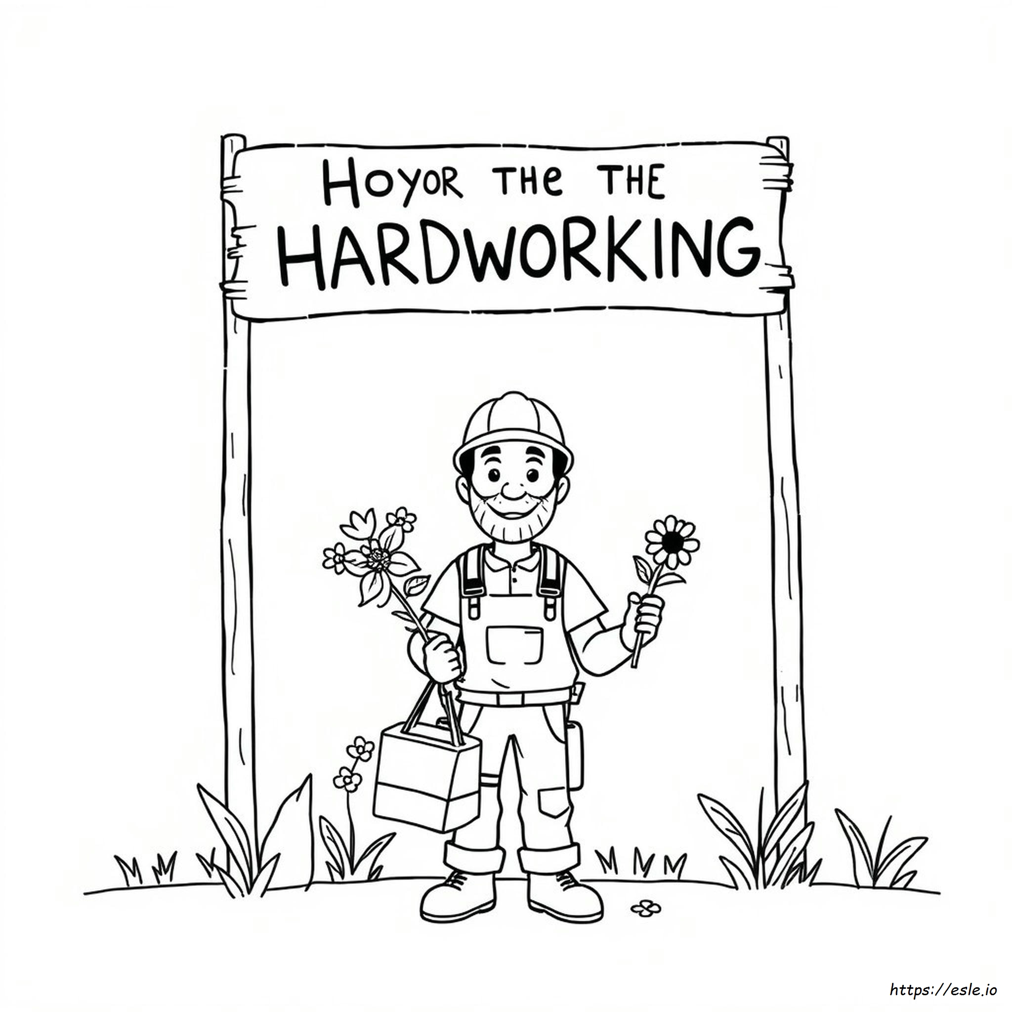Disegni Da Colorare Per La Festa Del Lavoro