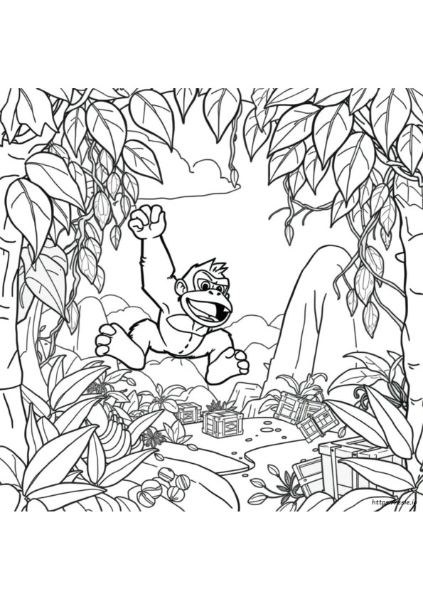Donkey Kong Country: Disegni Da Colorare