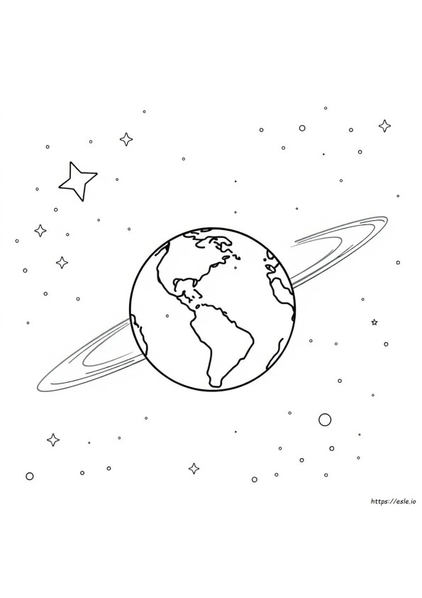 Coloriage Terre