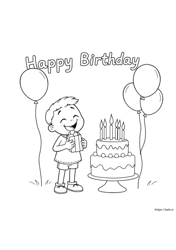 Happy Birthday Best Friend Coloring Pages