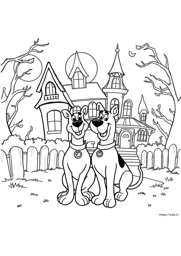 Hard Scooby Doo Coloring Pages