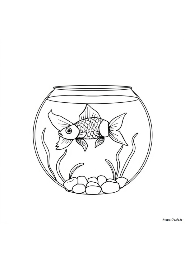 Coloriage De Poisson Rouge