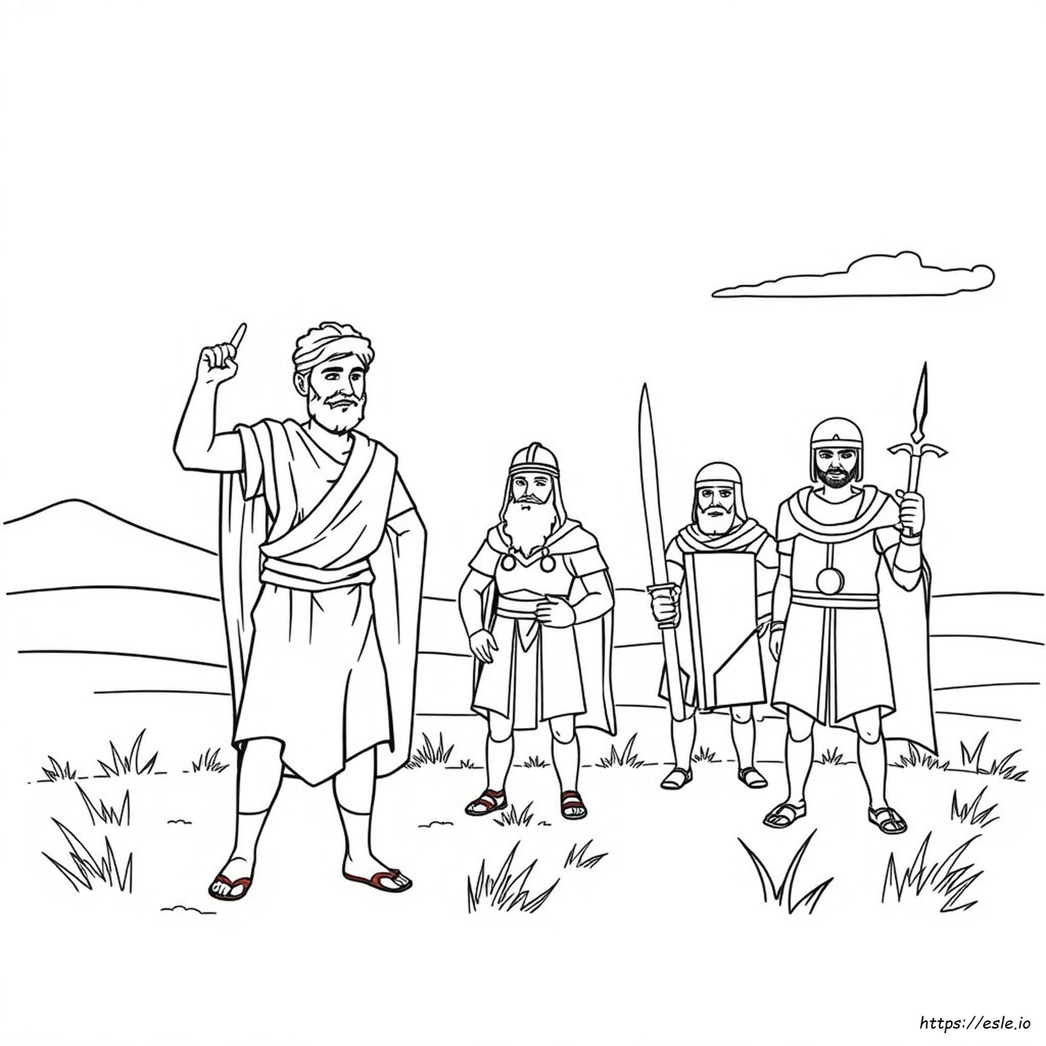 Hojas Para Colorear De La Biblia