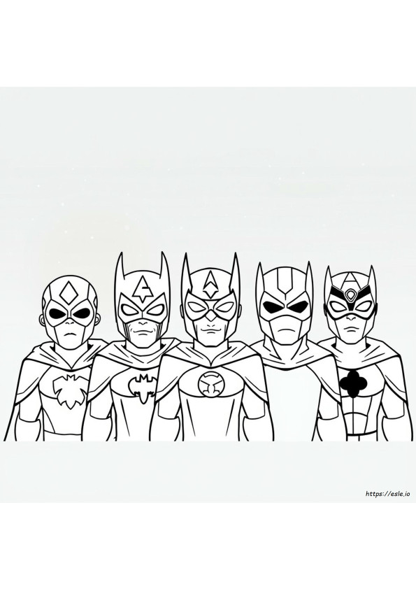 Super Coloring Masks