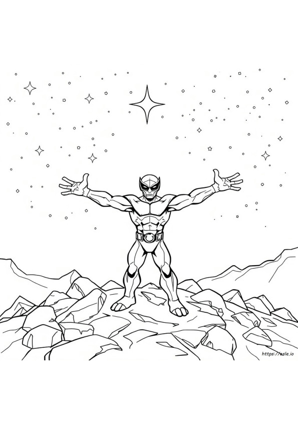Nightcrawler Coloring Pages