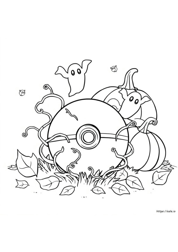 Pokemon Halloween Coloring Pictures