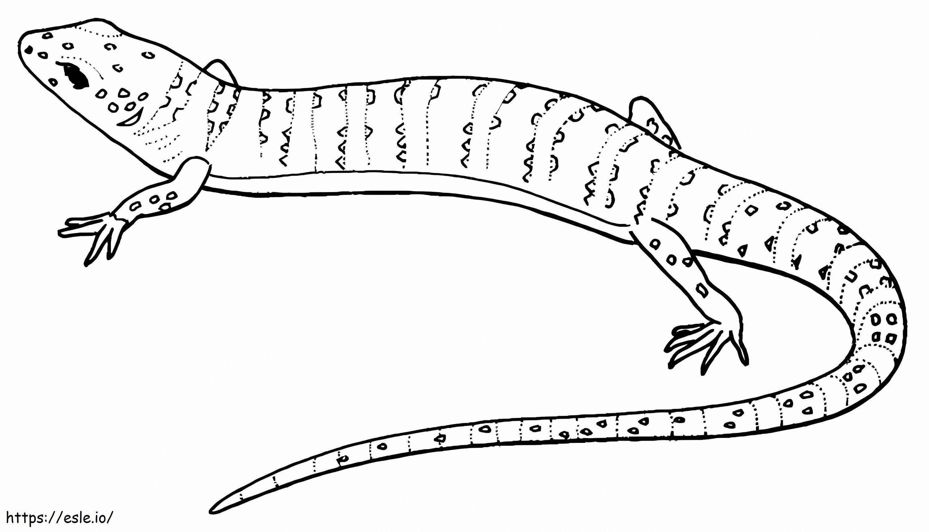 Good Lizard coloring page