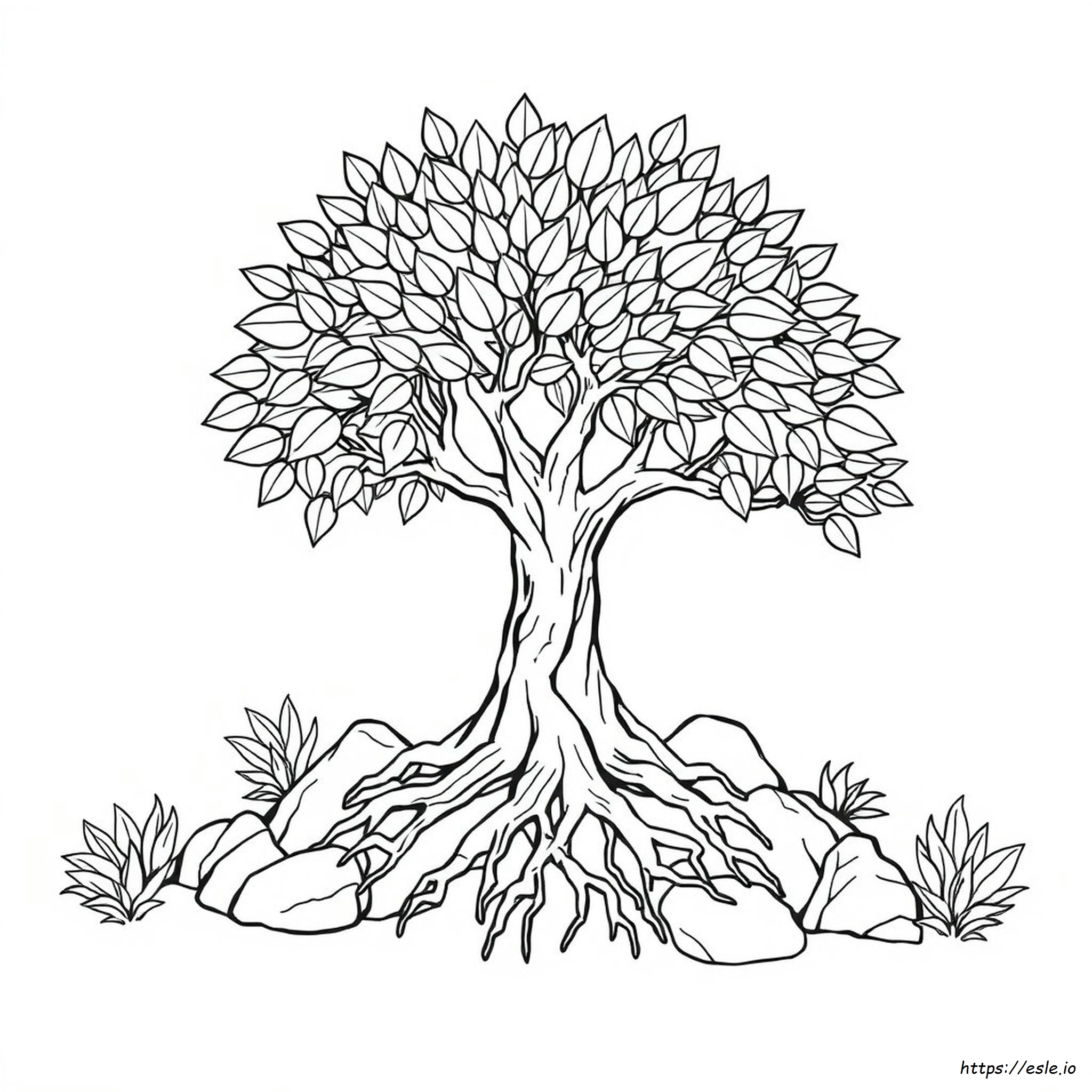 Baum Des Lebens Ausmalbild