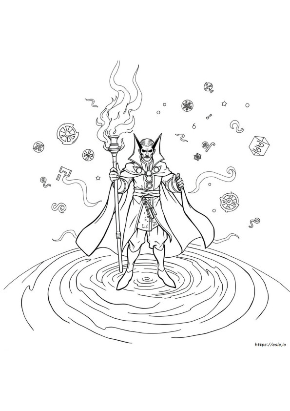 Dr Strange Ausmalbilder