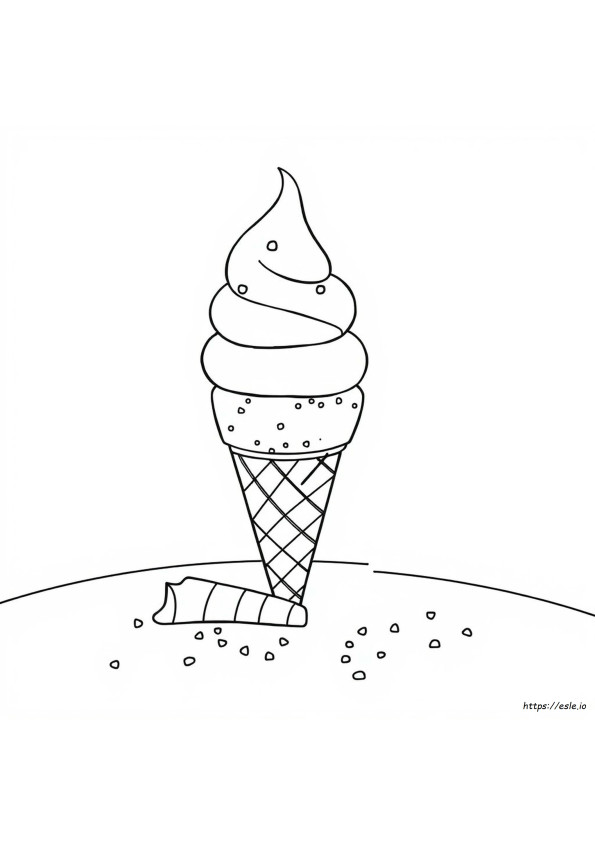 Coloring Picture Of Ice Cream