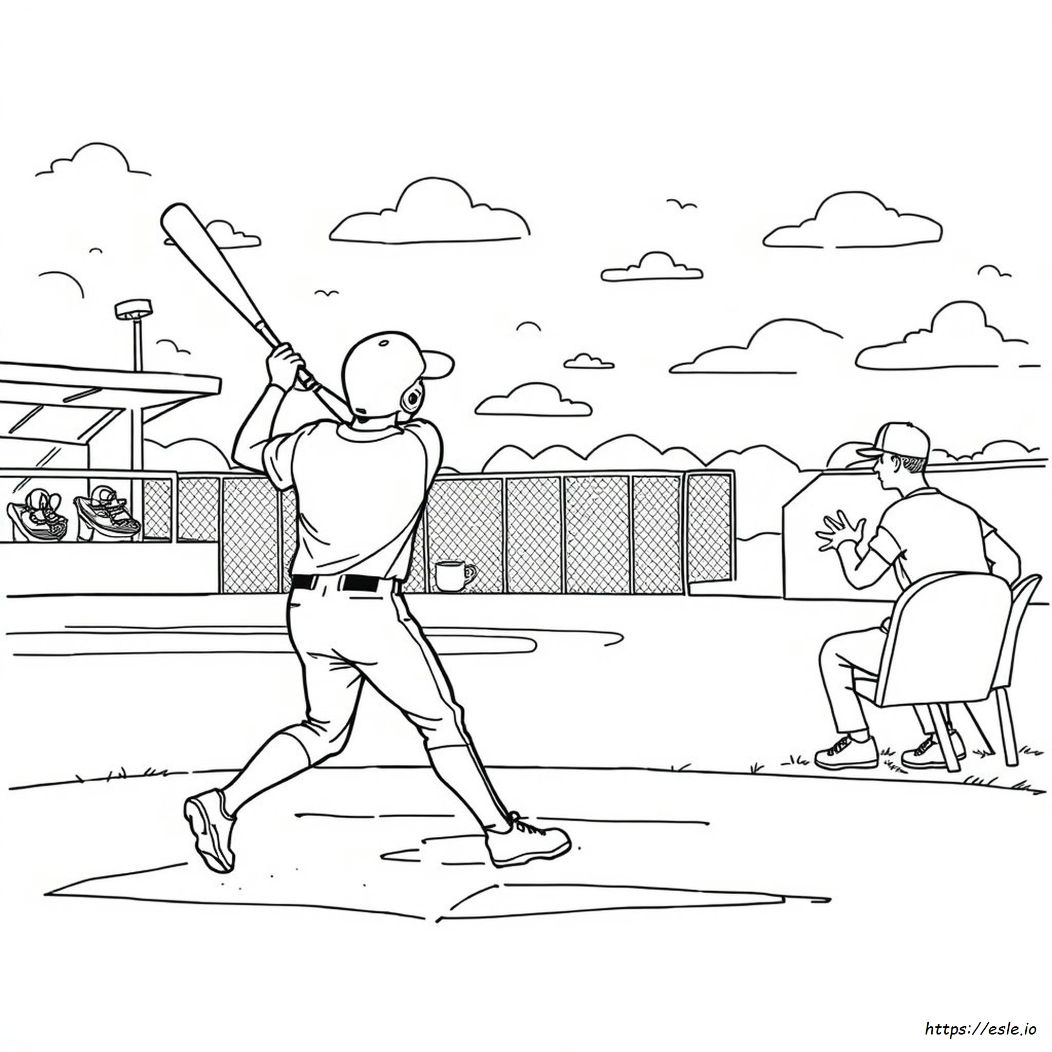 Baseball Coloring Pages For Adults