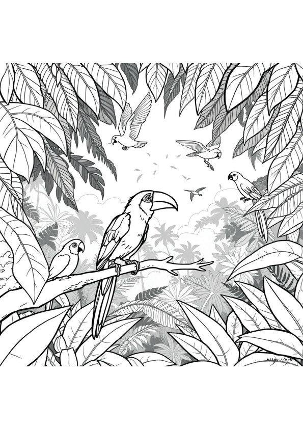 Bird Rio Coloring Page
