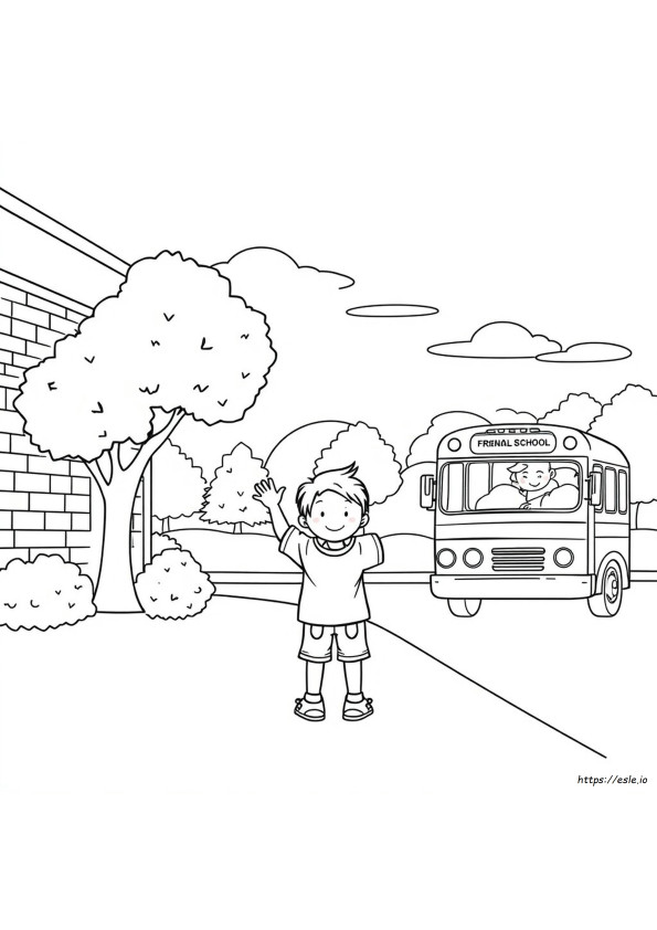 Schools Out Coloring Pages