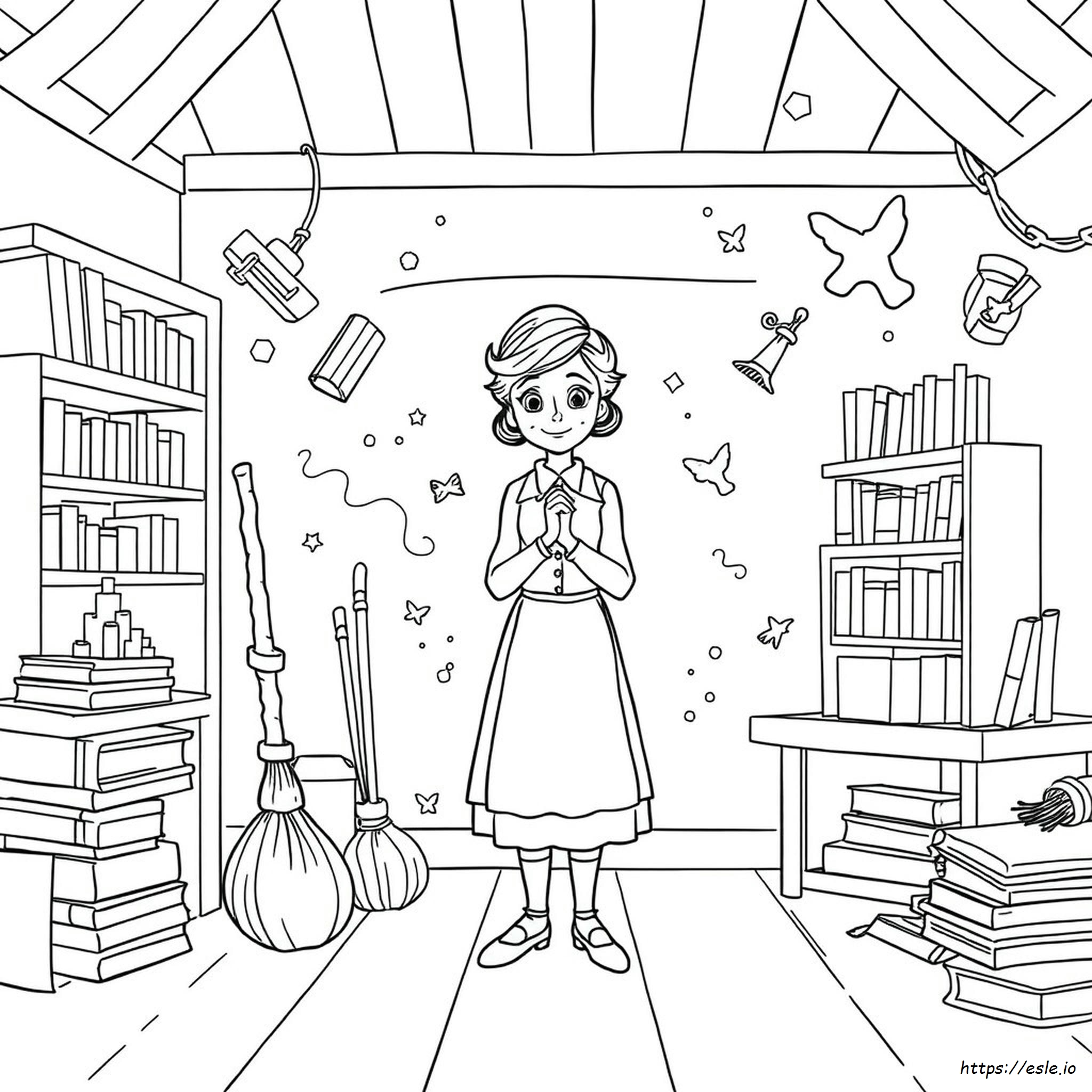 Nanny Mcphee Para Colorear