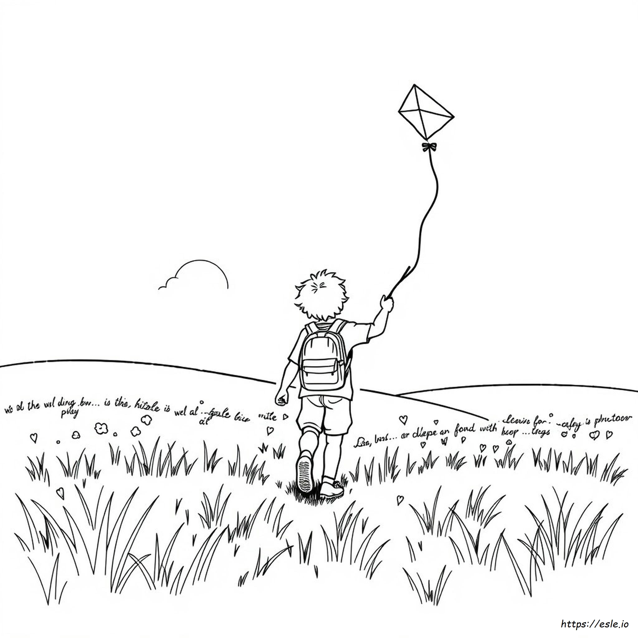 Anything But A Backpack Coloring Page