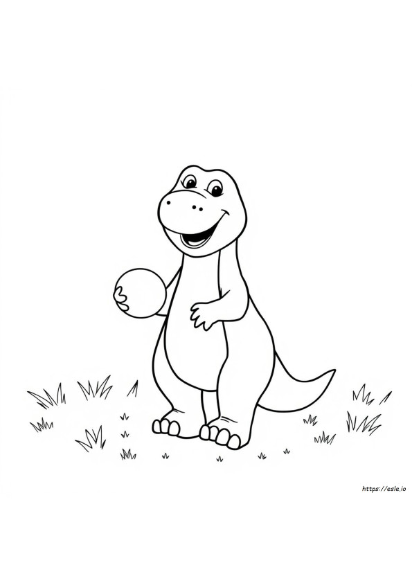 バーニー ぬりえ