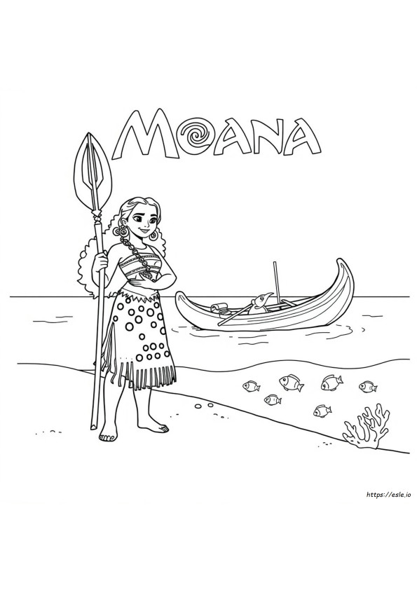 Coloring Pictures Of Moana