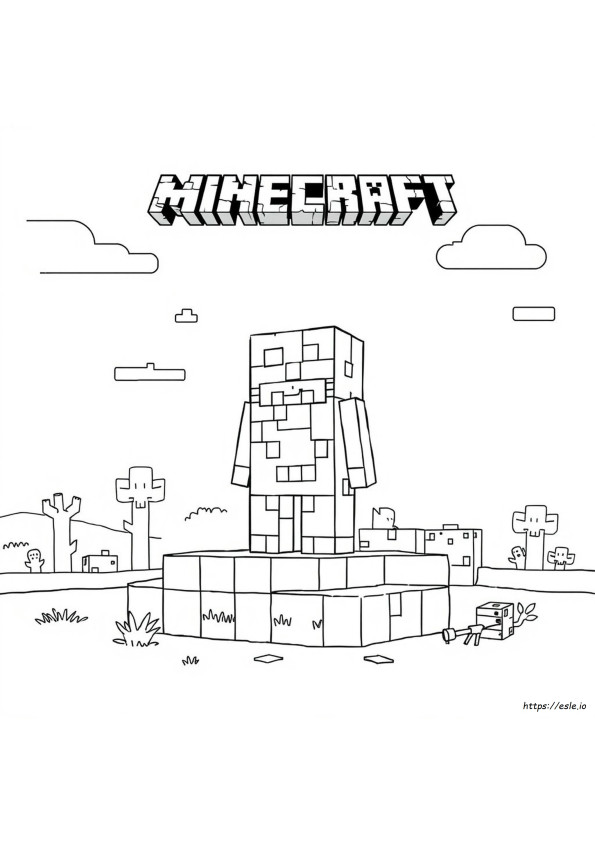 Minecraft Creeper Värityskuva