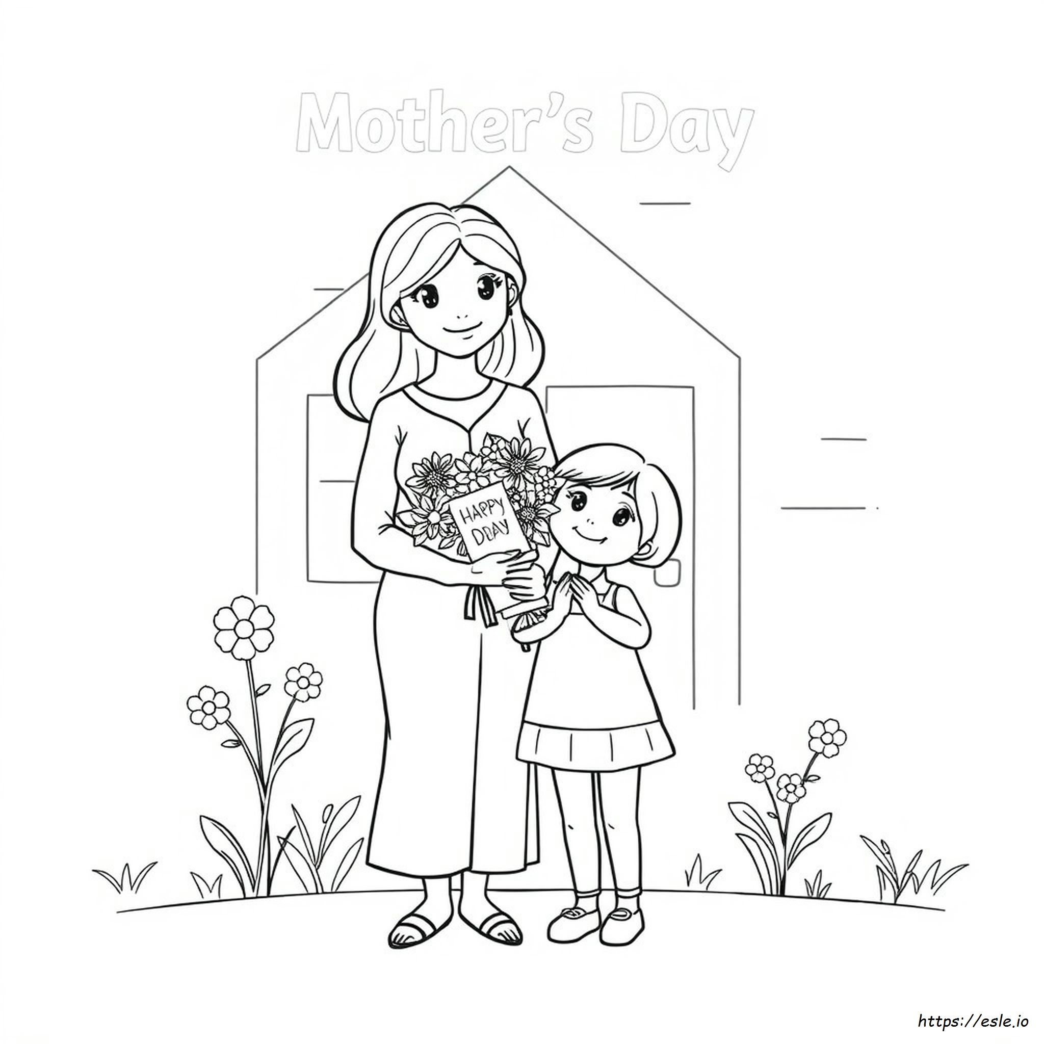 Coloriage Fête Des Mères Pdf Gratuit