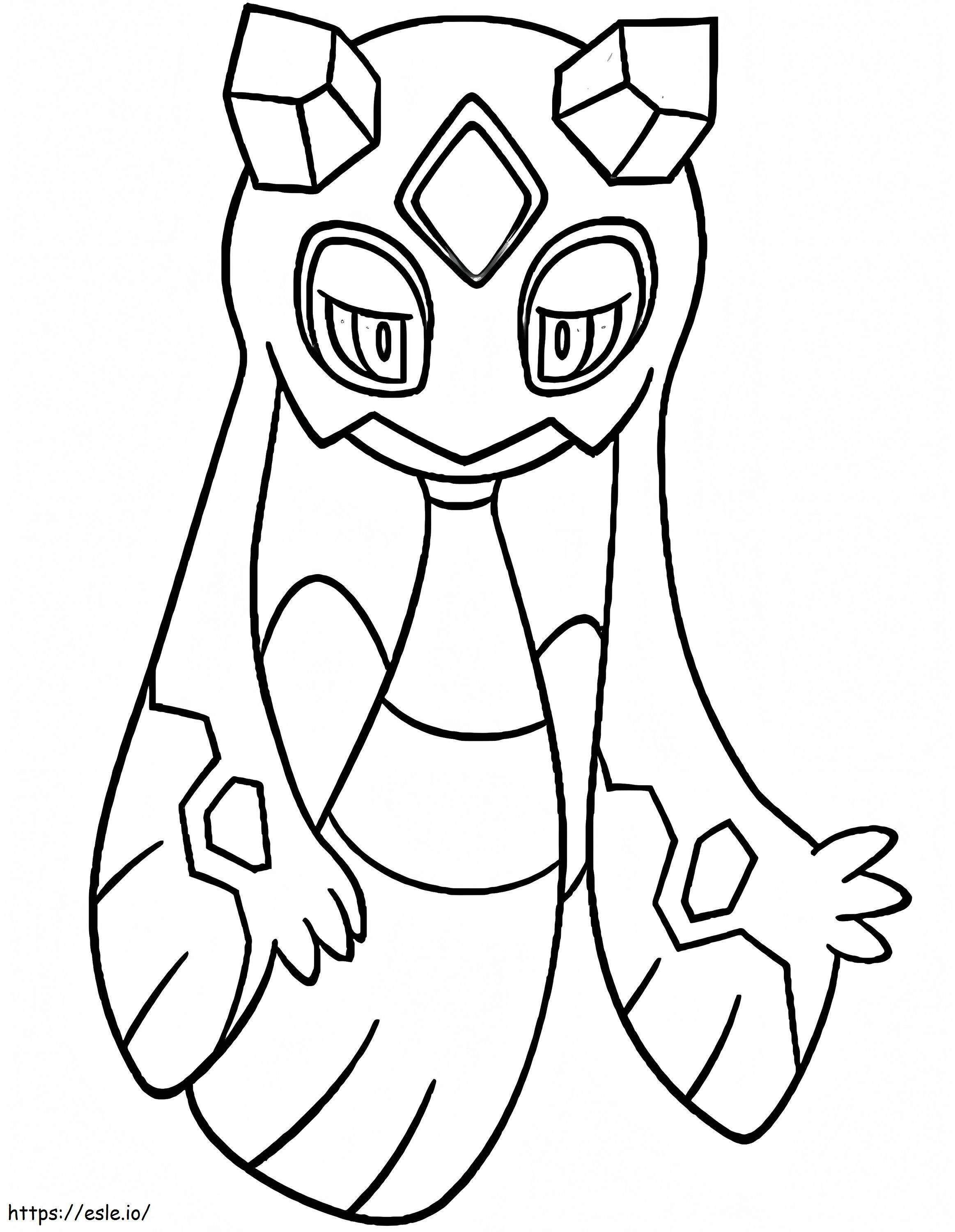 Froslass 2 coloring page