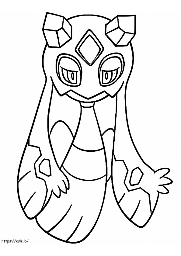 Froslass 2 coloring page