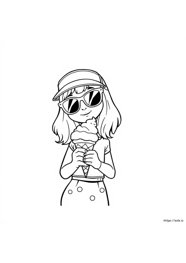 Ice Cream Lisa Frank Coloring Pages