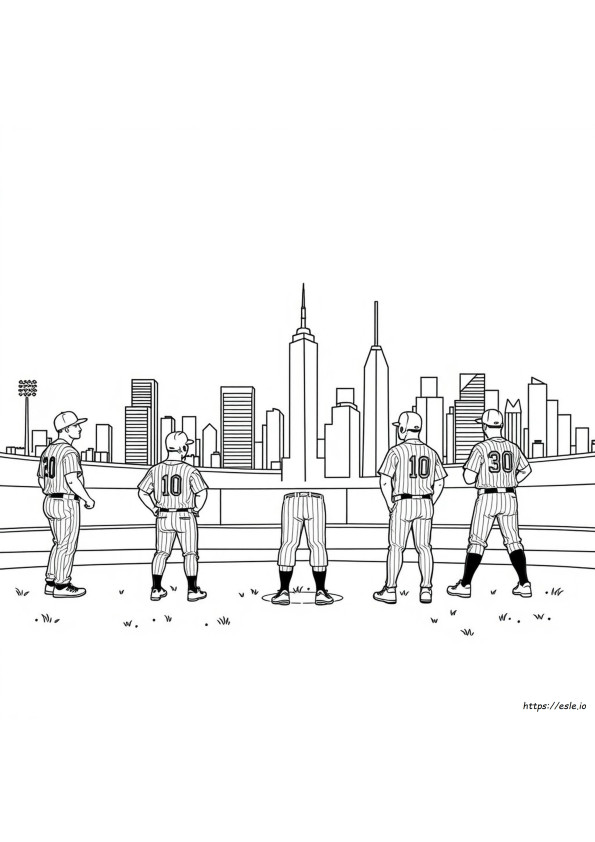 Disegni Da Colorare Dei New York Yankees