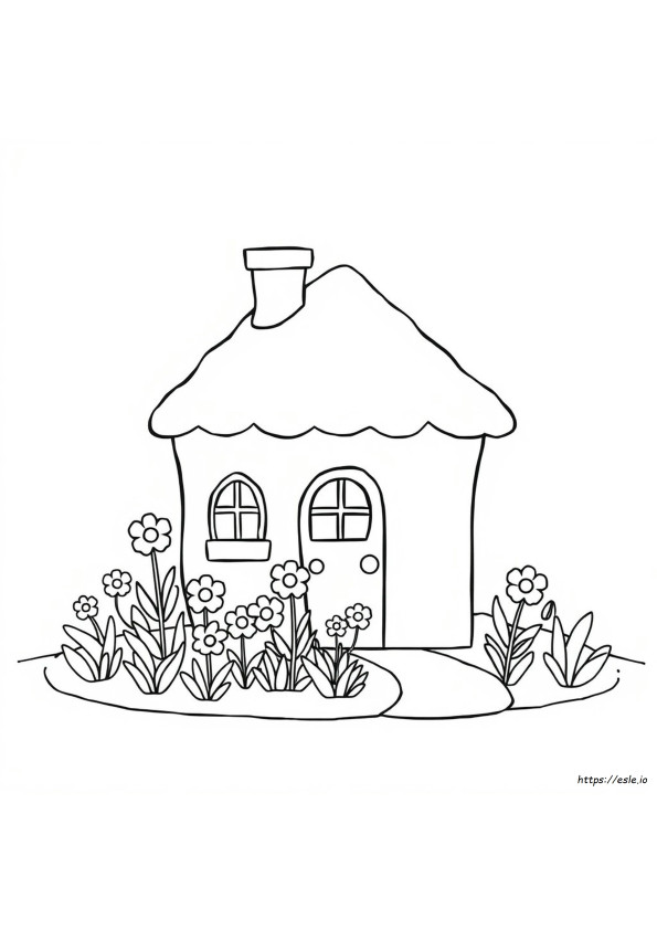 Gambar Mewarnai Rumah