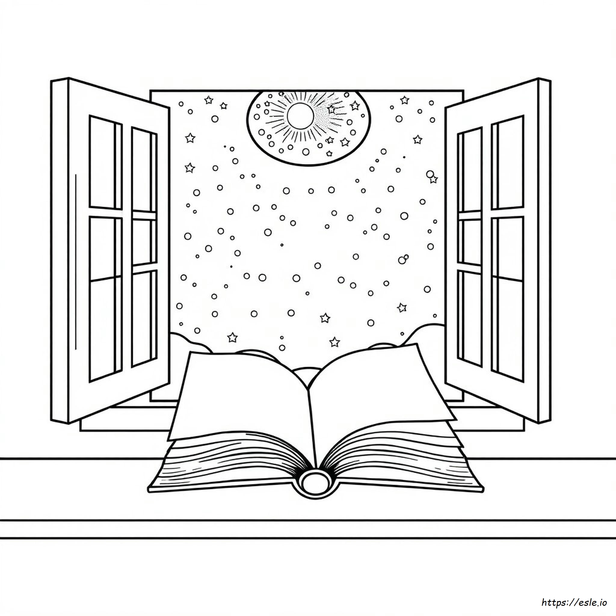 Book Themed Coloring Pages