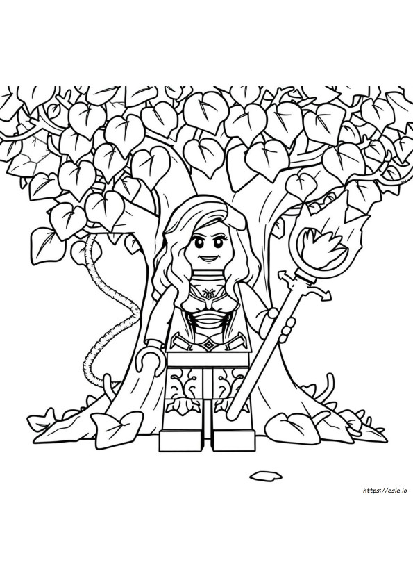 Lego Poison Ivy Ausmalbilder