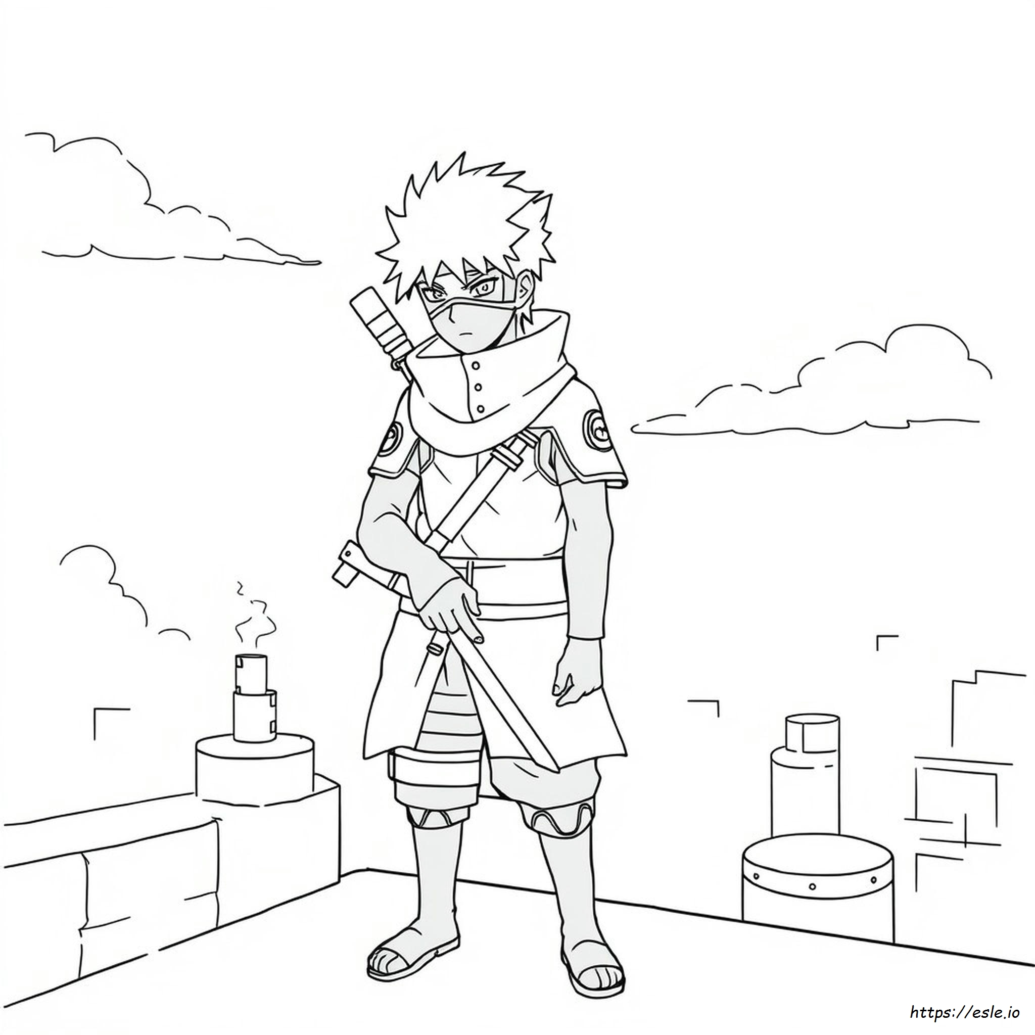 Kakashi Coloring Pages Printable