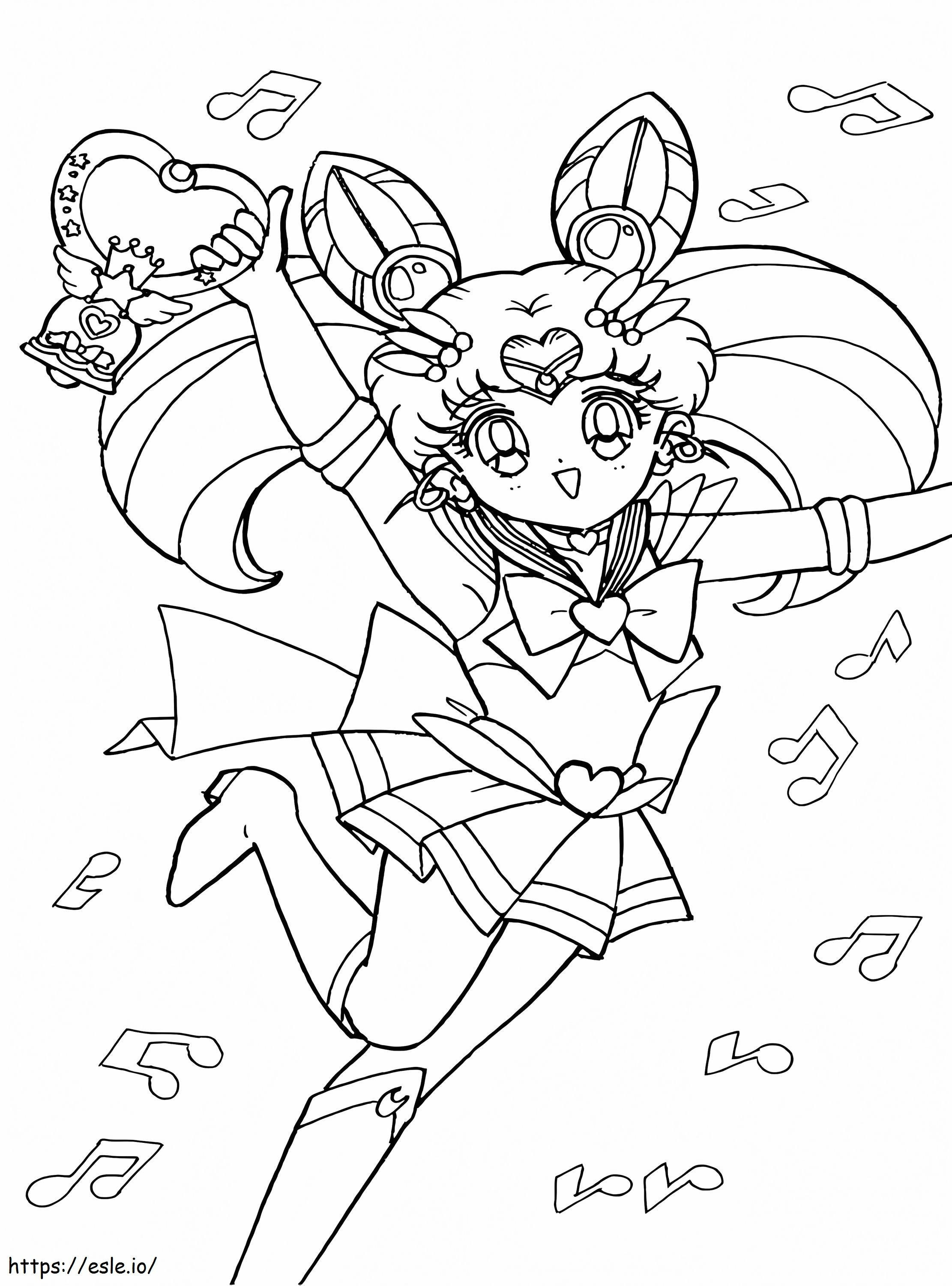 Chibiusa For Girls coloring page