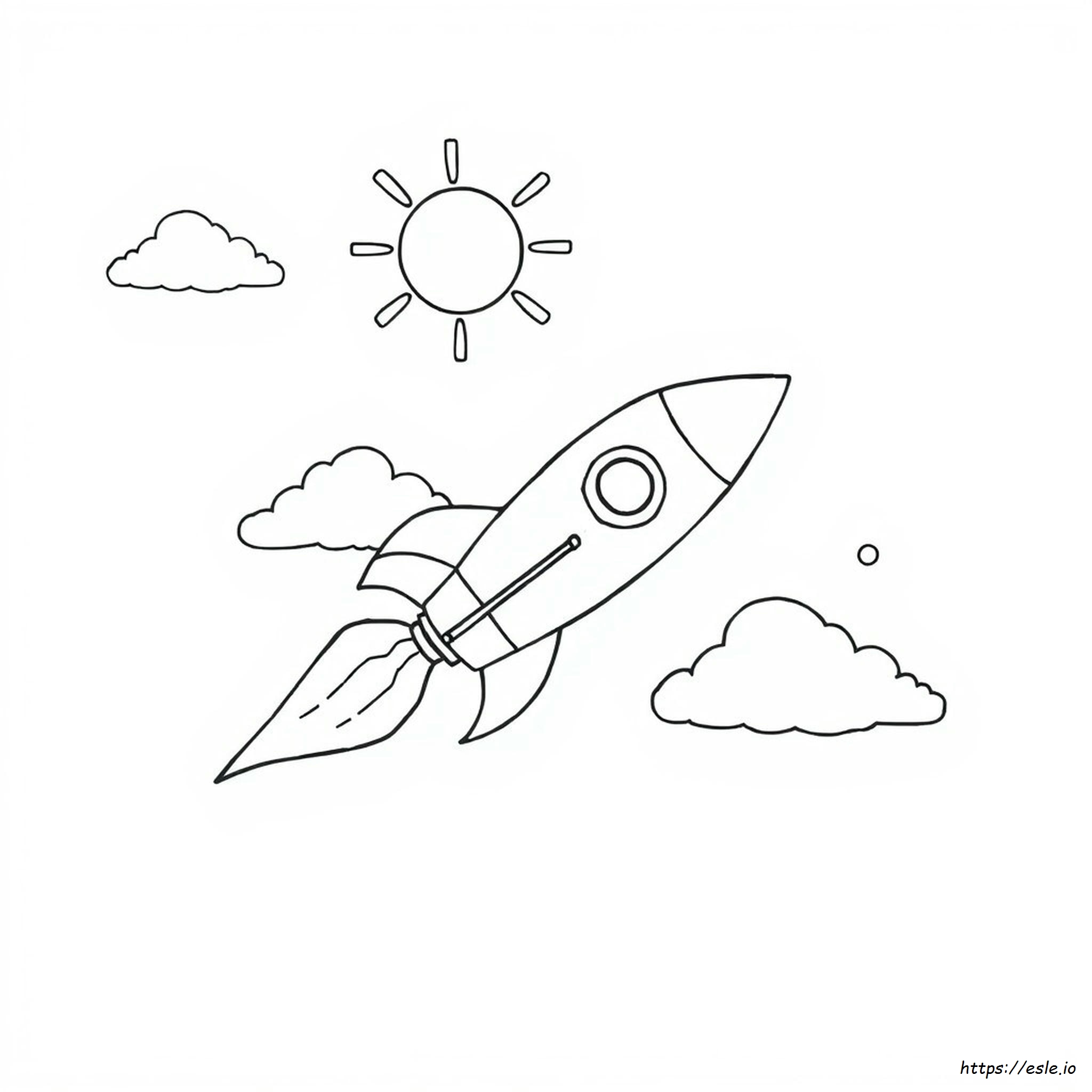 Rocket Ship Coloring Pages To Print