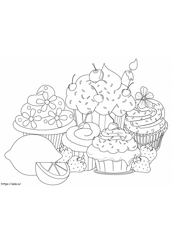 Good Dessert coloring page