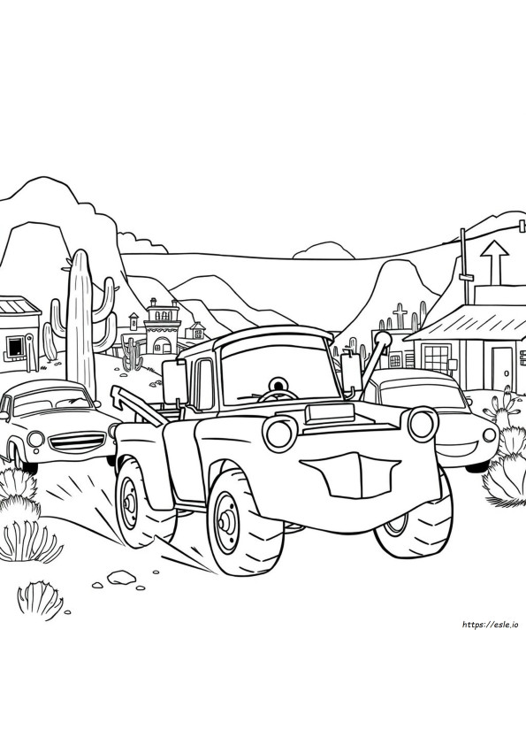 Mater Coloring Pages To Print