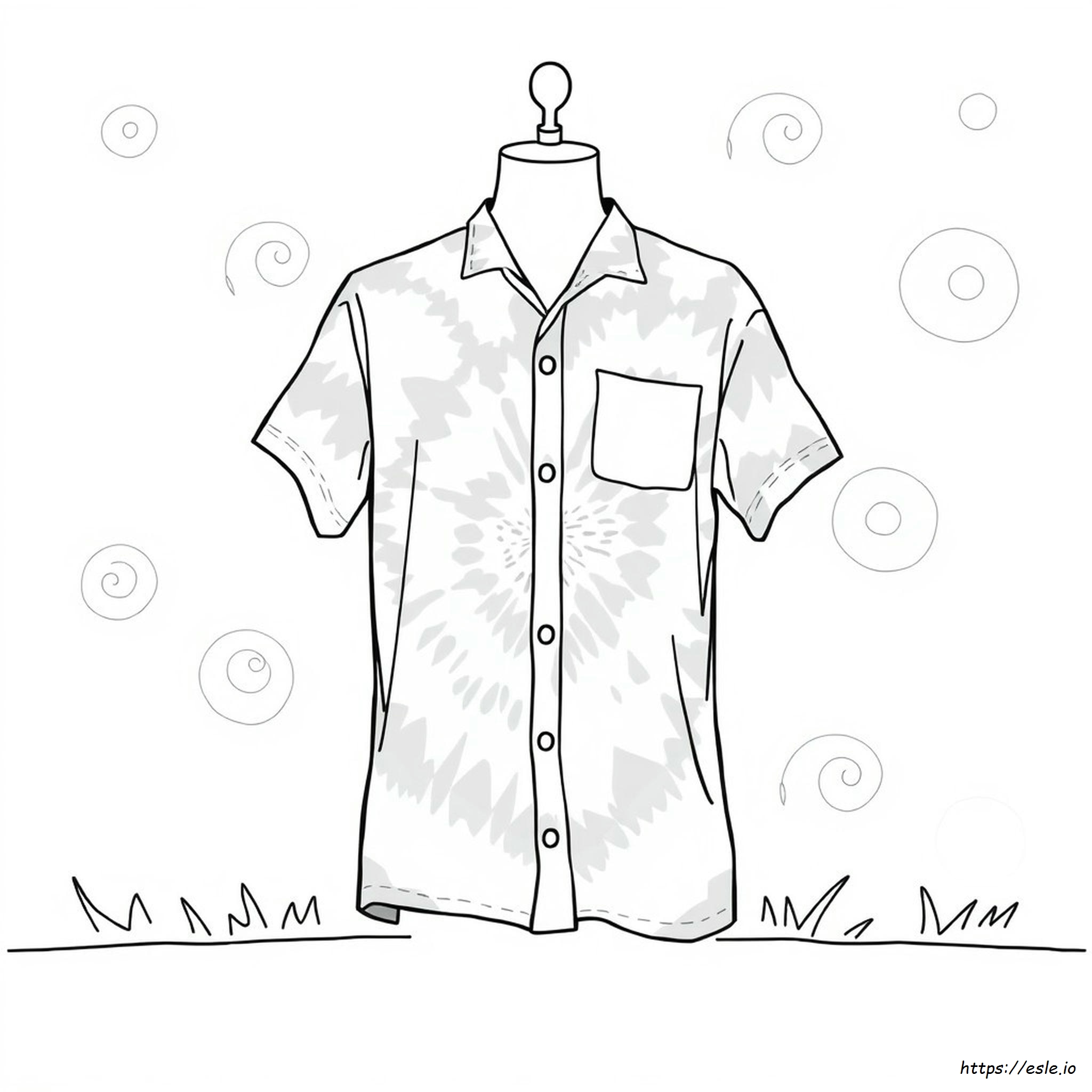Tricou Tie-Dye De Colorat