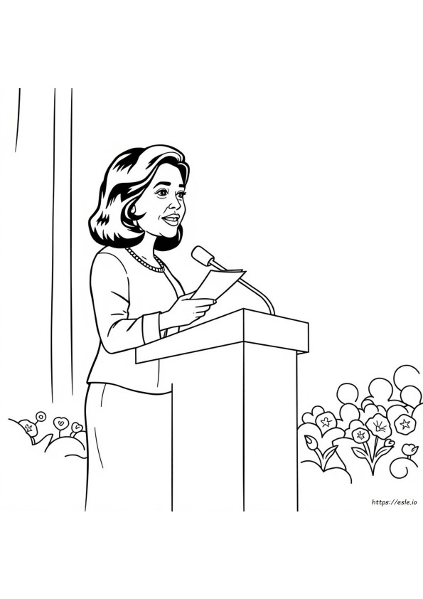 Condoleezza Rice Coloring Pages