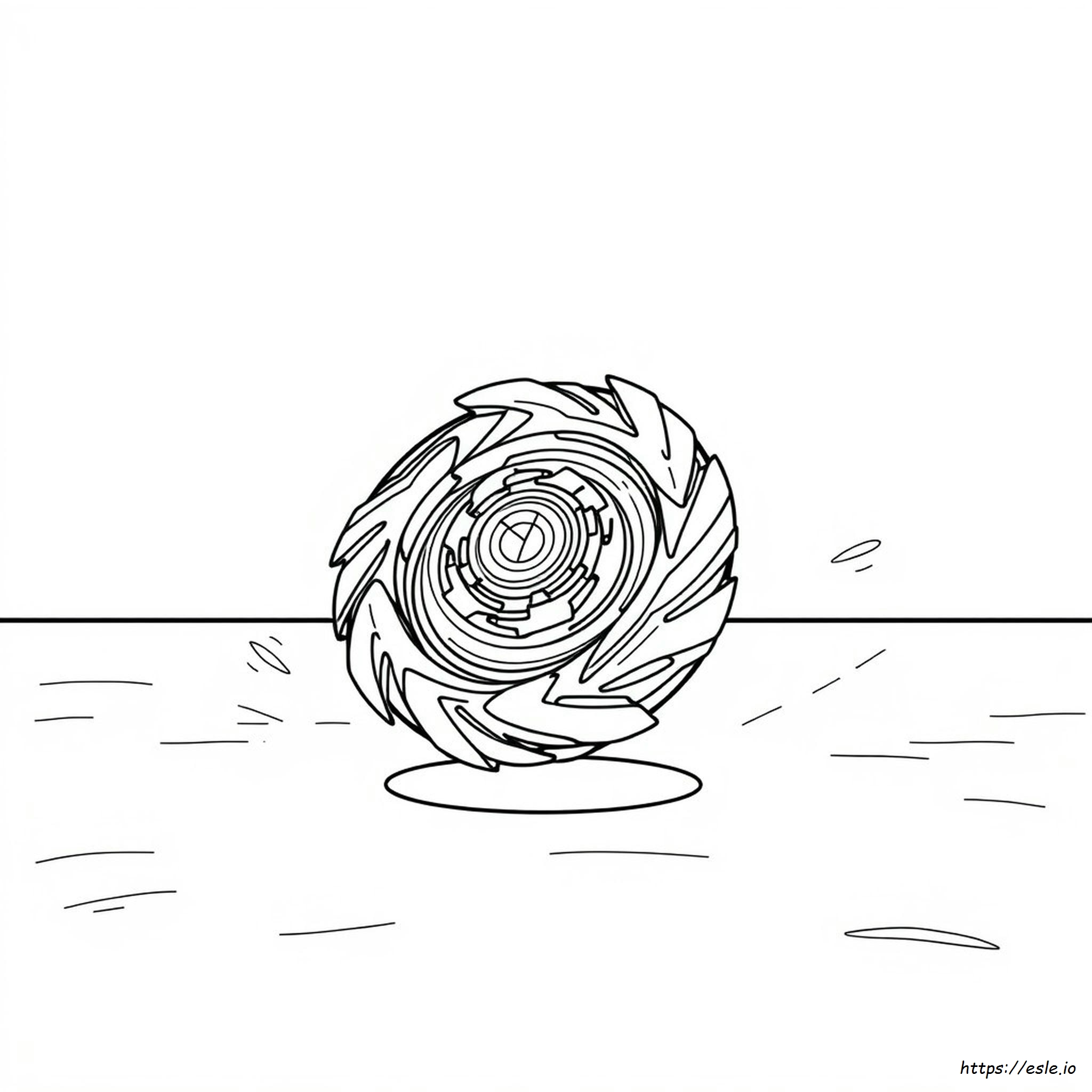 Coloriage Beyblade Gratuit À Imprimer
