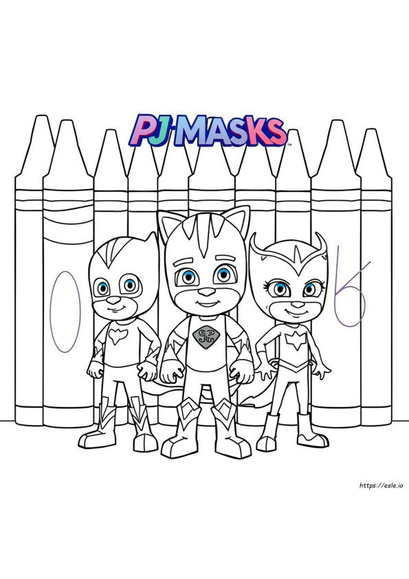 Crayola Riesen Malvorlagen Pj Masks