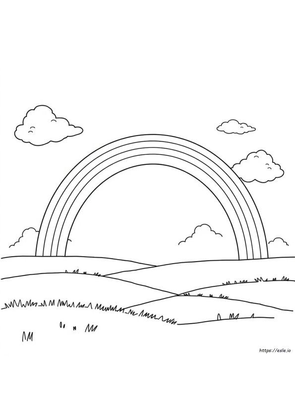 Rainbow Drawing And Colouring