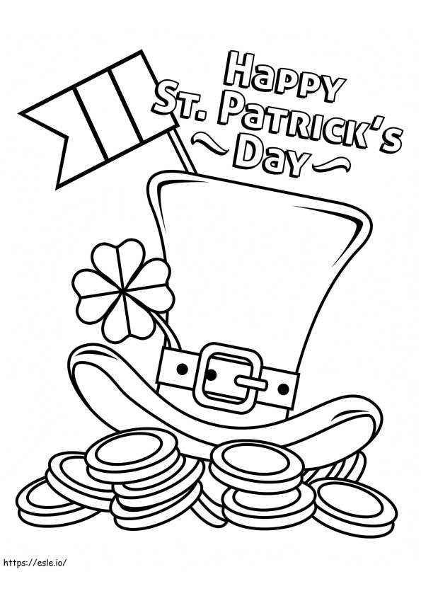 Aziz Patrick Günü 5. Gününüz Kutlu Olsun boyama