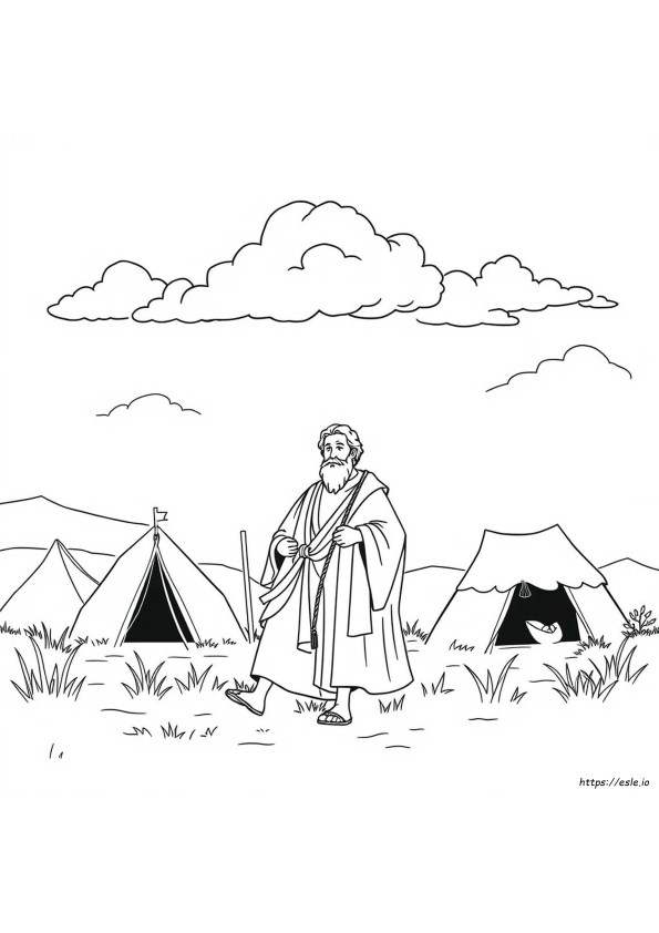 Coloring Pages Of Joshua And Caleb