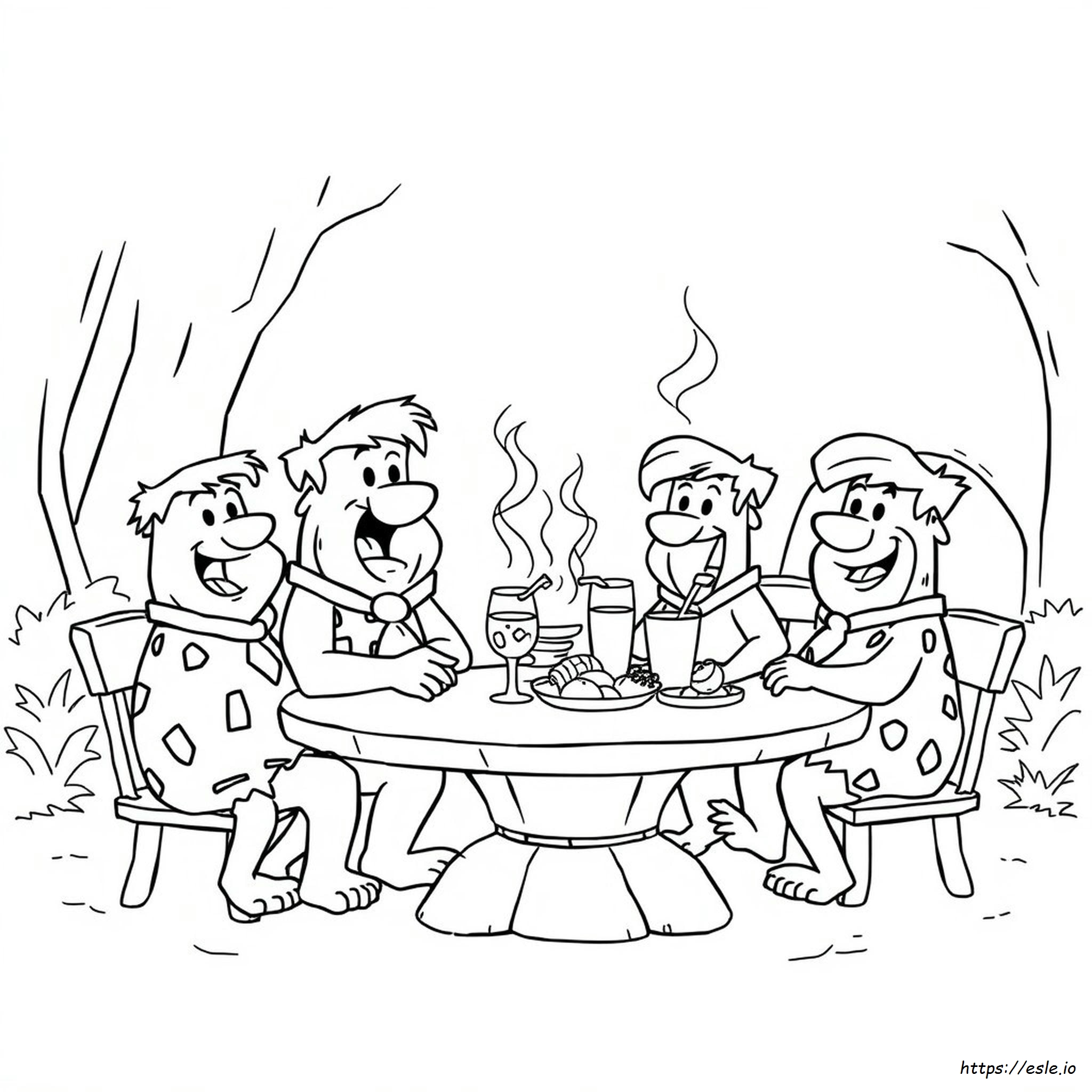 Flintstones Colouring Pages