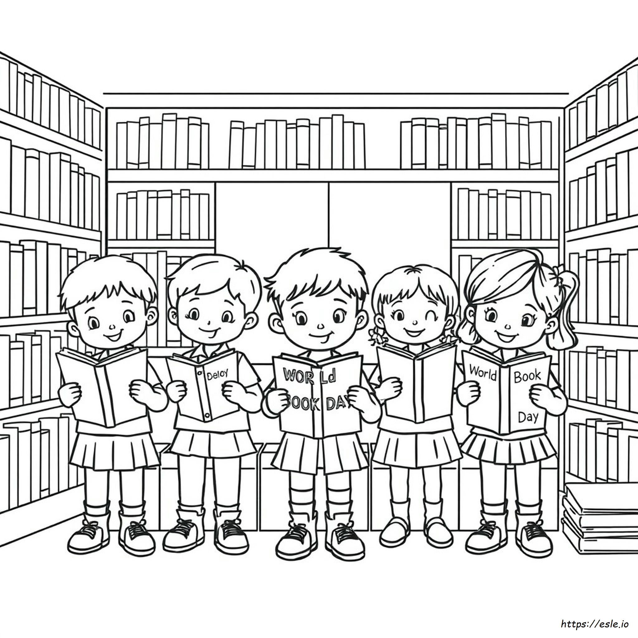World Book Day Coloring Pages