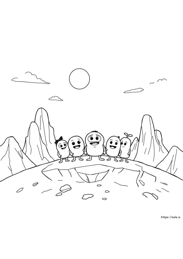 オッドボッズ ぬりえ