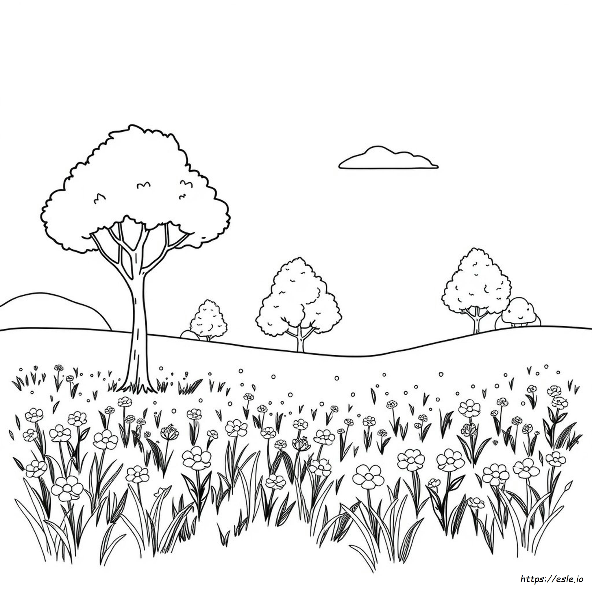 Malvorlagen Natur