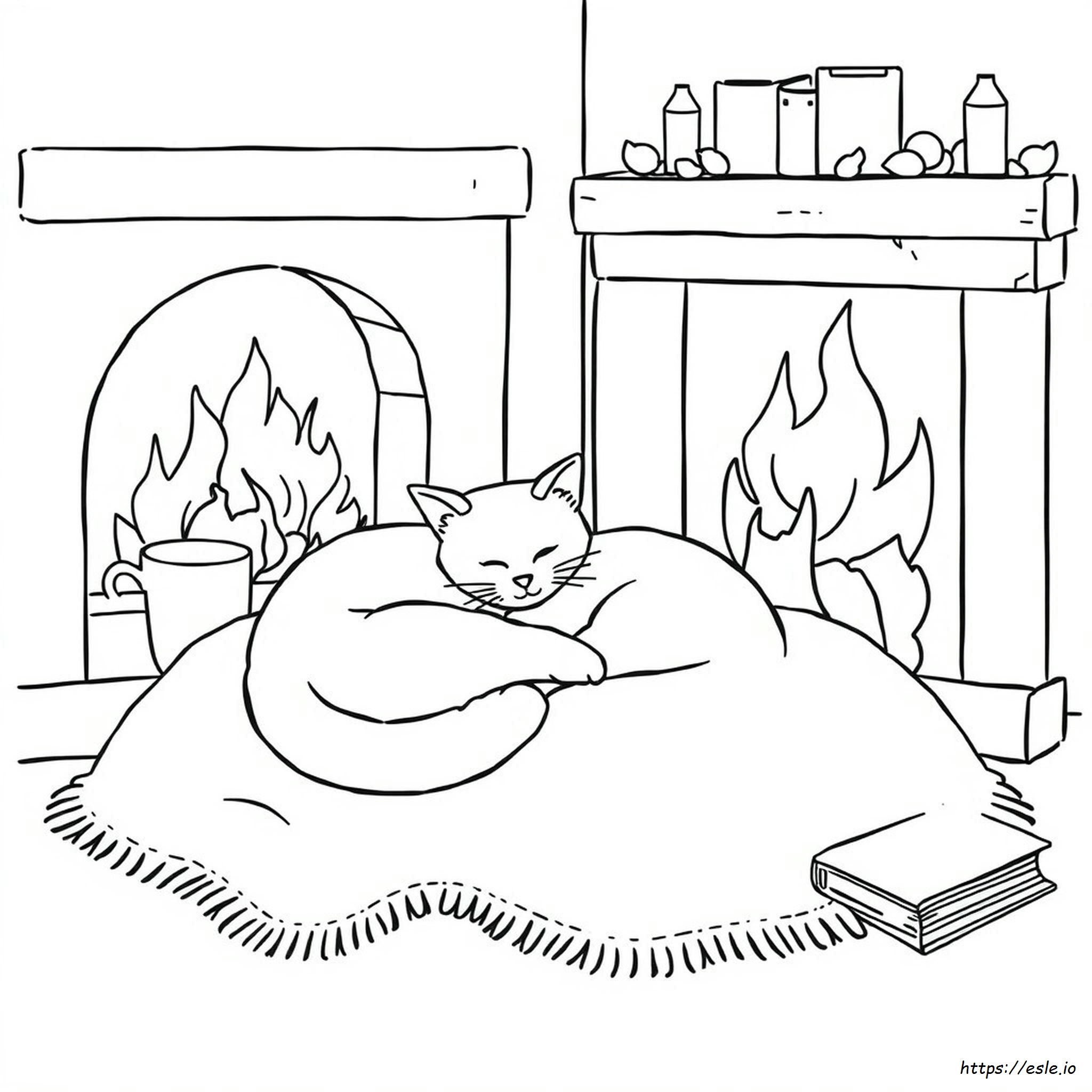 Cozy Moments Coloring Pages