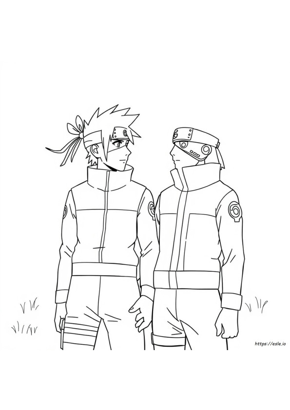 Kakashi Sharingan Naruto Disegni Da Colorare