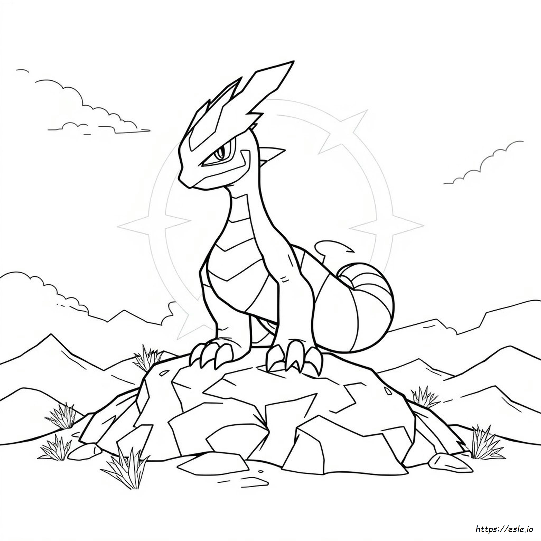 Páginas Para Colorear Imprimibles De Pokémon Eternatus